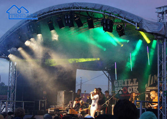 Popular Custom Aluminum Truss With Roof Booth Truss Event Stage Scene For Stage Events