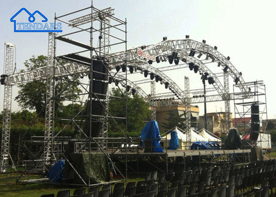 Factory Provide Aluminum Alloy Events Stage Truss Structure Assemble Stage Truss Aluminum Truss