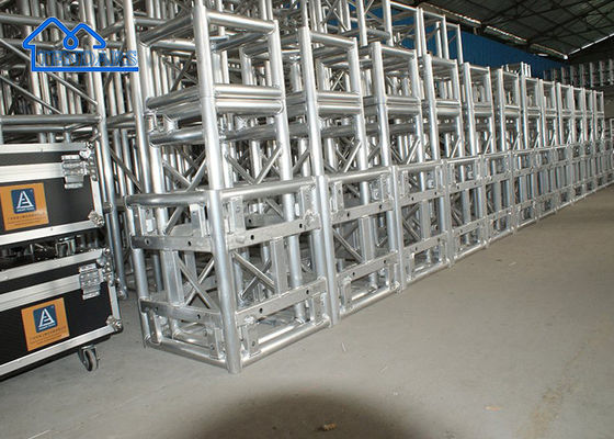 Aluminum Heavy Duty Alloy Silver 300mm Stage Light Truss For Exhibition