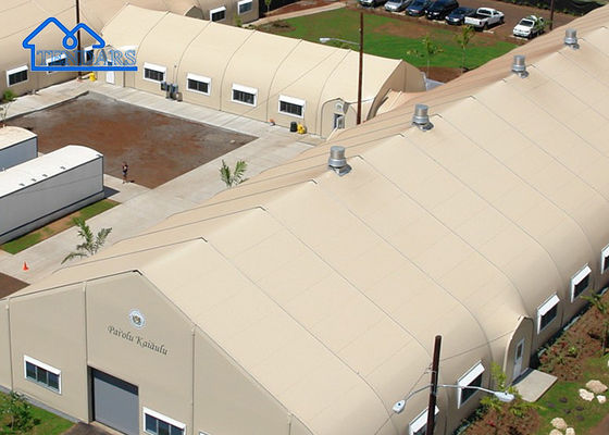 Galvanized Steel Frame 6x6m Curve Tent Fire-Retardant Cover Streamline Shape for Outdoor Functions
