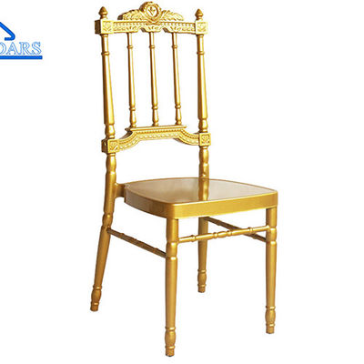 Party Tent Accessories Metal Stackable Event Chiavari Wedding Chair With Cushion