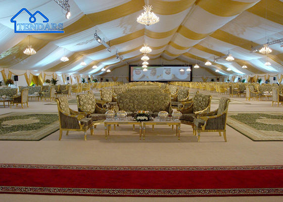 Marquee Party Tent Satin Fabric Ceiling Roof Lining For Wedding Event On Sale