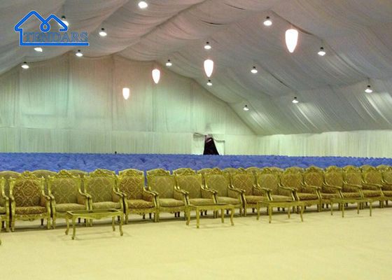  Luxury White,Red,Transparent Event Tent Restaurant Aluminum Alloy Tent With Drapery And Curtain