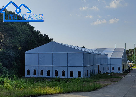 6061/T6 Aluminum 6x6m Heavy Duty Marquee Tent Fire-Retardant Canopy Heavy Duty Anchors for Trade Exhibitions