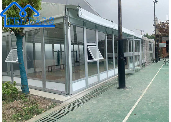 6061/T6 Aluminum 12x15m Heavy Duty Marquee Tent Fire-Retardant Canopy Quick Assembly for Outdoor Venues