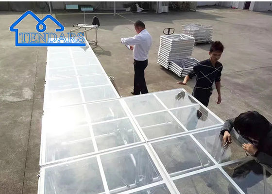 4x4ft And 4x8ft Platform Concert Acrylic Transparency Aluminum Alloy 6082-T6 Stage With Truss