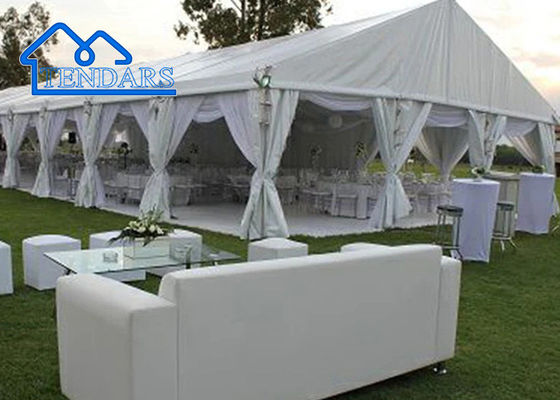 Clear Span PVC Fabric Party Banquet Tent With Drapery Tent Wedding White Wedding Tent Amazon