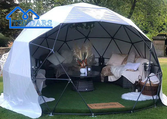 Customized Geo Dome Tents Commercial Outdoor Family Glamping Tent With Round Door