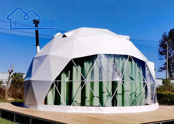 Eco-Friendly Comfortable Customized Amenities Glamping Hotel Geodesic Dome Tent For Sale