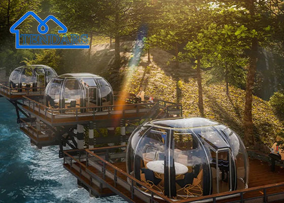 Custom Outdoor Clear Bubble Transparent Tent Waterproof Dome Tent Outdoor Commercial Structure