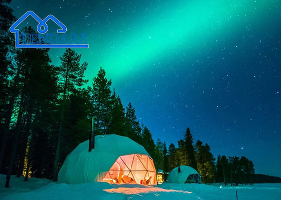 Experience Four Seasons Of Comfort In The All Weather Hotel,Living Sunshade Dome Glamping Tent