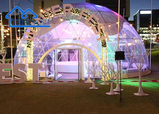 Transparent Luxury Big Outdoor Tents ,Geodesic Dome Tent For Commercial Brand Exhibition Event