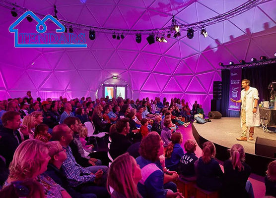 Custom Industrial Big Transparent Dome Musical Events Dome Tent Circus Event Tent