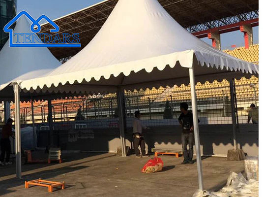 Outdoor Custom White UV Resistant Aluminum Frame PVC Party Pagoda Tent For Event , Church Etc