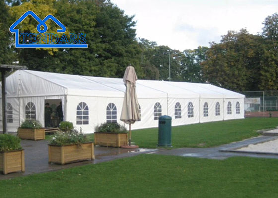 Garden Reception Party Marquee Tents Galvanized Framework PVC Fabric Full Sidewall Canopy Structure