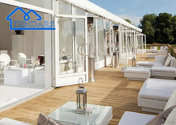 Custom Marquee Promotion Event Clear Roof Party Tent Sidewall Height 8m Large Tent Marquee