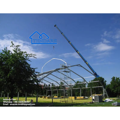 Canopy Polygon Tent For Basketball Court Sports Event White Roof Polygonal Tent