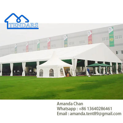 White Flame Redartant/UV-Resistant/Water Proof Mixed Marquee Catering Tent For Parties
