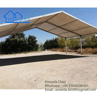 Fire-Retardant Anniversary Party Marquee Tents Reinforced Alloy Frame Heavy-Duty Anchored PVC Canopy Structure