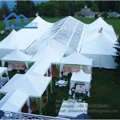 Quick-Assembly Graduation Party Marquee Tents Heavy-Duty Aluminum Frame UV-Resistant Canopy Structure
