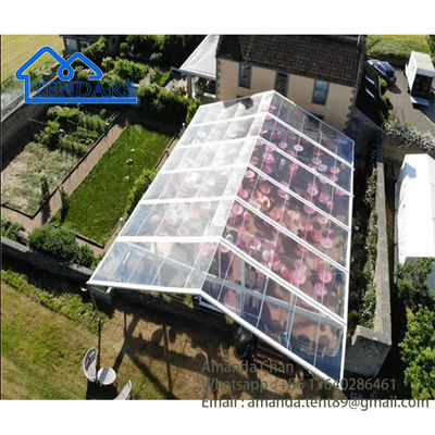 All-Weather Poolside Party Marquee Tents Galvanized Framework PVC Fabric Protection Canopy Structure