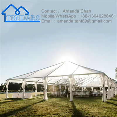 Aluminum Permanent Waterproof PVC Coated Transparent Marquee Wedding Party Tent For Sale
