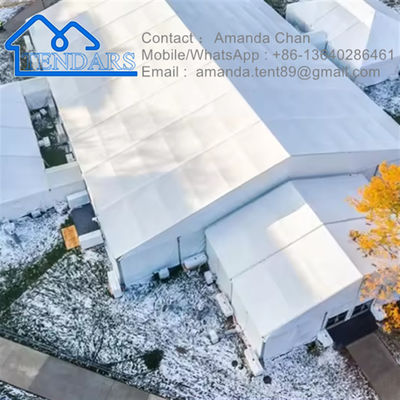Fire-Retardant Anniversary Party Marquee Tents Reinforced Alloy Frame Removable Sidewall PVC Canopy Structure