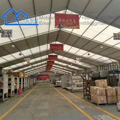 High Quality Factory Price Large Aluminum Frame White PVC Industrial Storage Tents