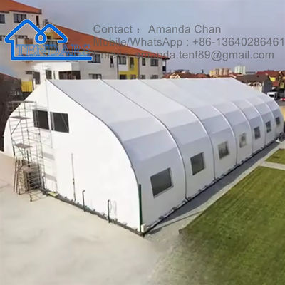 Customized Waterproof And Fireproof Aluminum Structure Big Canopy Storage Tent For Outdoor Warehouse