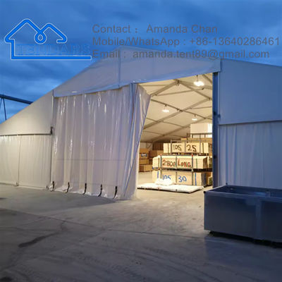 Factory Price Outdoor PVC Canopy With Big Storage Tent For Warehouse And Garages For Sale