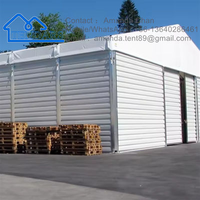 Heavy Duty Aluminum Frame Large Water Proof / Fire-Proof/Self-Cleaning Outside Storage Tent