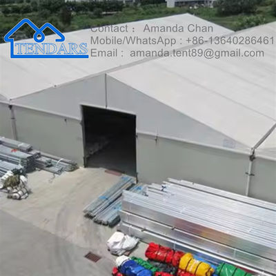 Customized Size Water Proof Aluminum Structure Warehouse Tent Industrial Canvas Storage Tent