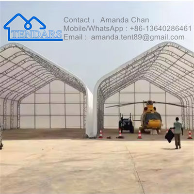 Customized Color Waterproof / Fireproof / UV Proof Aluminum Frame Big Storage Warehouse Tent