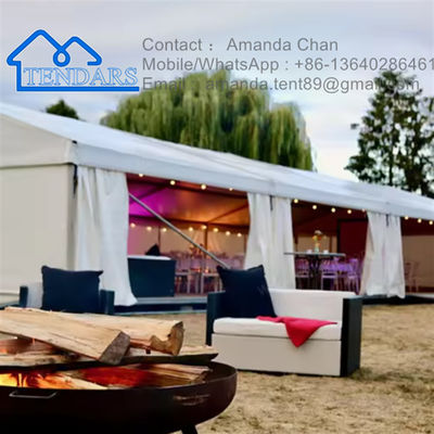 Heavy Duty Large White Waterproof Aluminum Frame Tent Pvc Cover Wedding Marquee Tent
