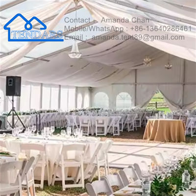 Nice Beautiful Custom Aluminum Frame Party Tent Tear Resistant Outdoor Commercial Structure