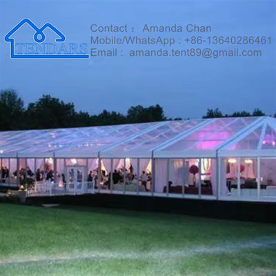 Hot Heavy Duty Aluminum Alloy Clear Span Party Tents For Events Outdoor