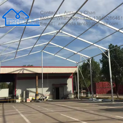 Heavy Duty Alluminum Alloy Waterproof Sunlight Proof Warehouse Tent Large Outdoor Storage Tent