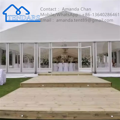 Easy To Install Outdoor White Pvc Aluminum Wedding Waterproof Tent Marriage Wedding Marquee Tent