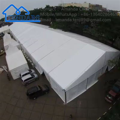 Custom Outdoor Large Capacity Aluminum Frame White Waterproof Wedding Marquee Tent Event Canopy