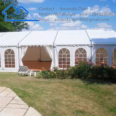 White Custom Large Capacity Aluminum Alloy Wedding Marquee Tent Party Event Canopy Structure Design