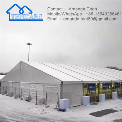 Anniversary Party Marquee Tents Galvanized Framework PVC Fabric Grand Removable Sidewall Canopy Structure