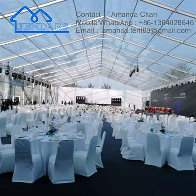 Full-Sidewall Garden Party Marquee Tents Waterproof PVC Aluminum Alloy Frame Premium Canopy Structure