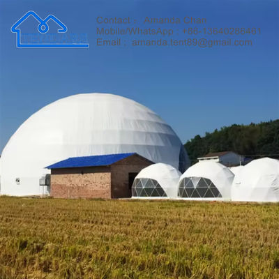 Outdoor Big White Marquee Circus Dome Roof Double Decker Tent For Wedding