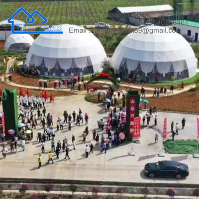 Vacation Modular Prefabricated Commercial Dome Tent Hotel Large Outdoor Transparent Tent