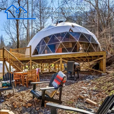 Outdoor Luxury Four Season Dome Hotel Geodesic Glamping House Dome Tent On Sale