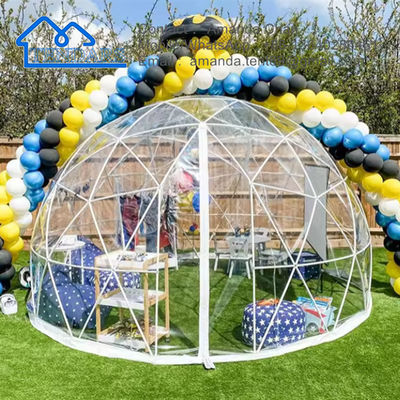 Attractive Aluminium Frame Geodesic Dome Camping Tent For Restaurant Or Hotel On Sale