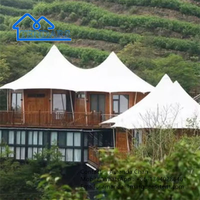 Factory Luxury Tent With Living Customized Hotel Tents For Glamping Resort