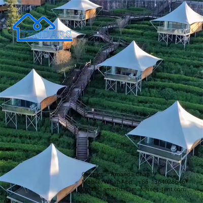 Tensile Membrane Structure Polygon Hotel Tent Customized Hotel tents for Hotel