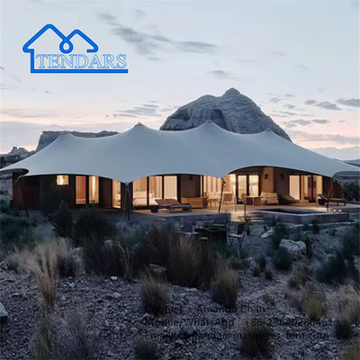 Luxury Water Proof Prefabricated Glamping Safari Canvas Tent for outdoor events