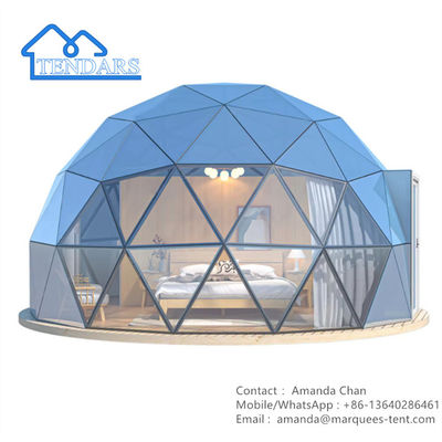 Custom Size Large Glamping Dome Tent Hotel Style For Family Camping